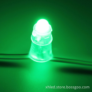 GREEN IP67 DC12V 12mm 3 Years Warranty Waterproof Led Pixel Perforating Light